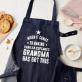 Personalised Blue Denim Baking Apron