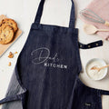 Personalised Blue Denim Kitchen Apron