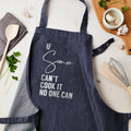 Personalised Blue Denim Can Cook It Apron