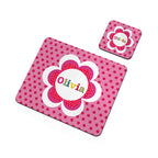 Personalised Girl's Floral Placemat Set