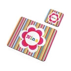 Personalised Girl's Floral Placemat Set