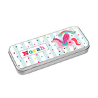 Personalised Girl's Unicorn Pencil Case Tin