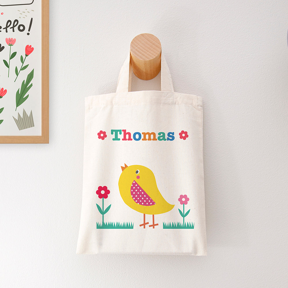 Personalised Child's Chick Party Bag
