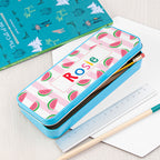 Personalised Melon Pattern Pencil Case Tin