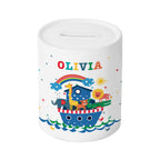 Personalised Noah's Ark Money Box