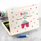 Personalised Kid's Circus Tent Colouring Set