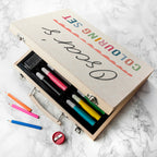 Personalised Kid's Colourful Colouring Set