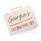 Personalised Kid's Colourful Colouring Set