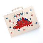 Personalised Kid's Dinosaur Colouring Set