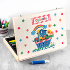 Personalised Kid's Noah's Ark Colouring Set