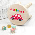 Personalised Kid's Cute Car Wooden Stool