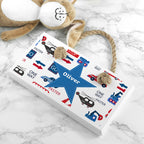 Personalised Kid's Transport White Door Sign