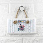 Personalised Kid's Knight White Door Sign