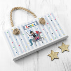 Personalised Kid's Knight White Door Sign