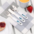 Personalised Kids Adventure Metal Cutlery Set