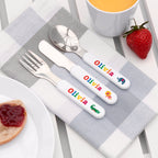Personalised Kids Noah's Ark Metal Cutlery Set