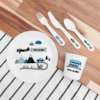 Personalised Kids Adventure Dining Set