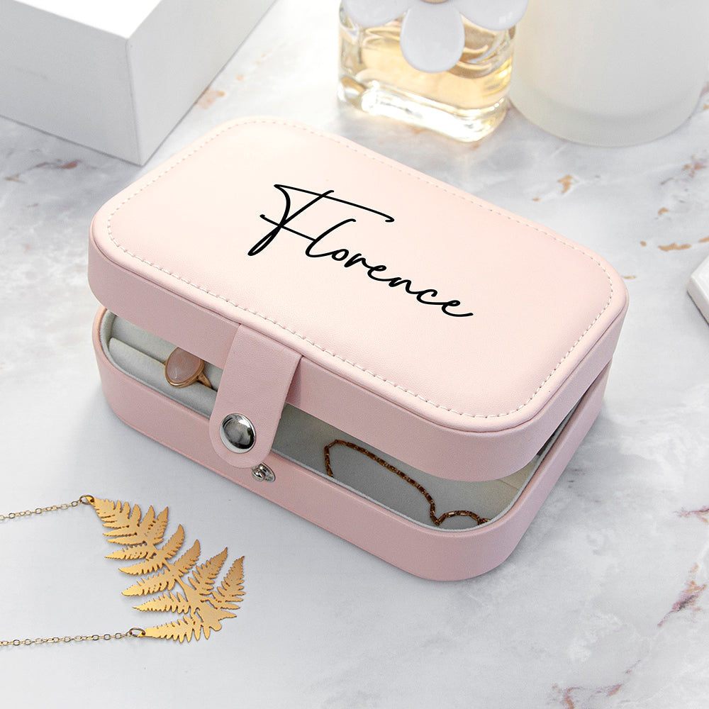 Treat Republic Blush Pink Jewellery Case