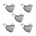 Treat Republic Colour Range Comfort-Fit Face Covering - Pack of 5