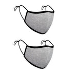 Treat Republic Colour Range Comfort-Fit Face Covering - Pack of 2