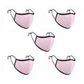 Treat Republic Colour Range Comfort-Fit Face Covering - Pack of 5