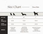 THE BALMORAL | LUXURY HERRINGBONE CALMING DONUT DOG BED