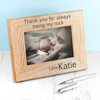 Wordsworth Collection My Rock Engraved Photo Frame