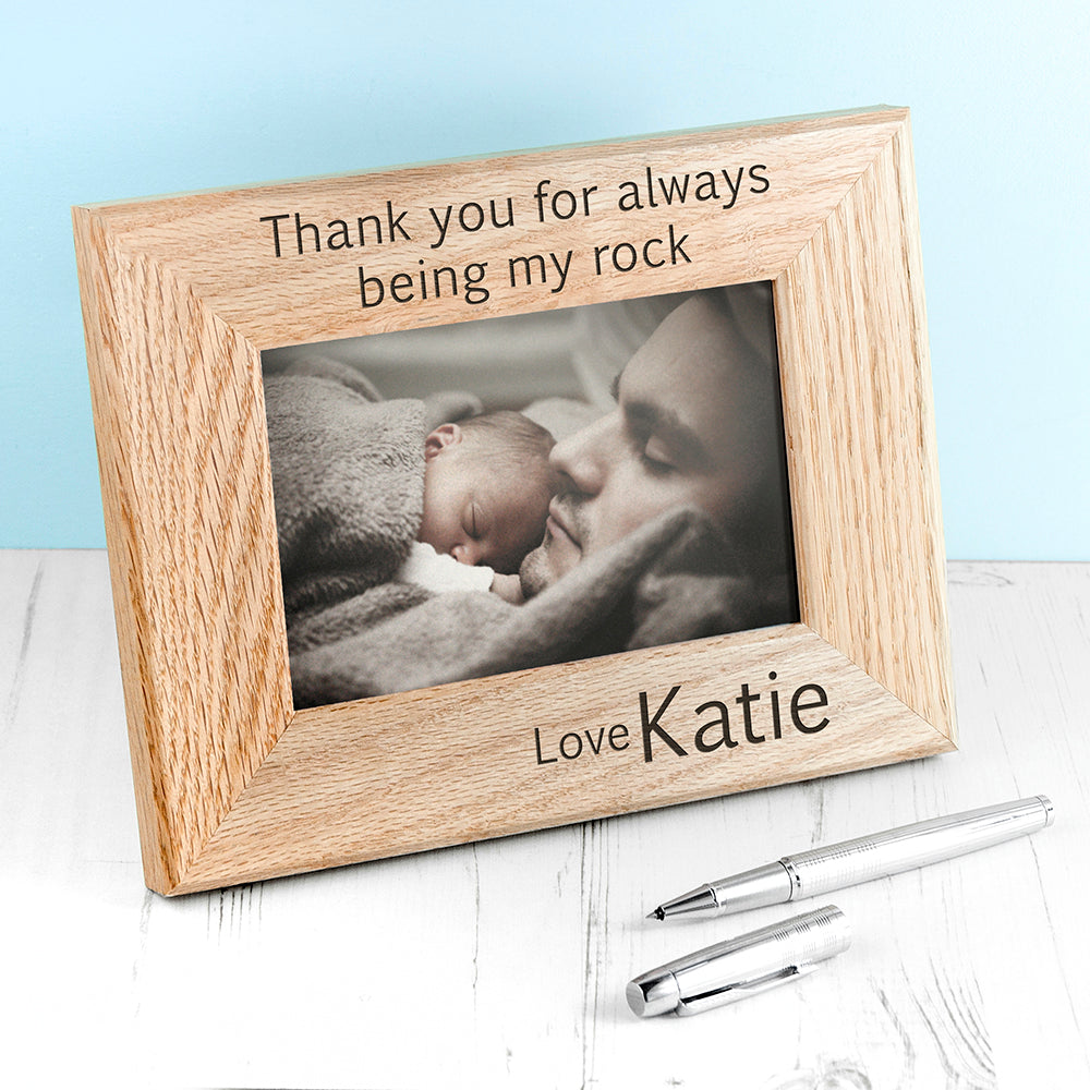 Wordsworth Collection My Rock Engraved Photo Frame