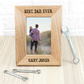 Personalised Oak Photo Frame