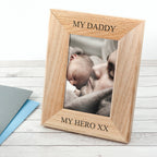 Personalised Oak Photo Frame