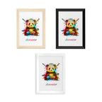 Personalised Watercolour Panda Gaming Print