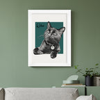 Personalised Pet Portrait Sketch Print