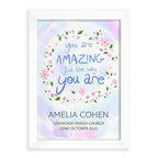 Personalised Just The Way You Are Framed Print