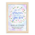 Personalised Just The Way You Are Framed Print