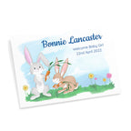 Personalised Spring Bunny Framed Print