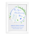 Personalised Peaceful Dove Framed Print