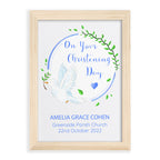 Personalised Peaceful Dove Framed Print