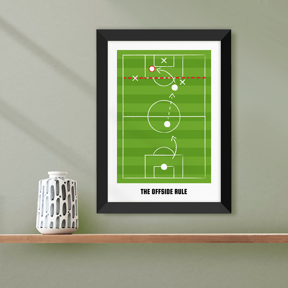 Personalised Offside Rule Wall Print