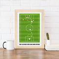 Personalised Offside Rule Wall Print