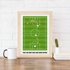 Personalised Offside Rule Wall Print