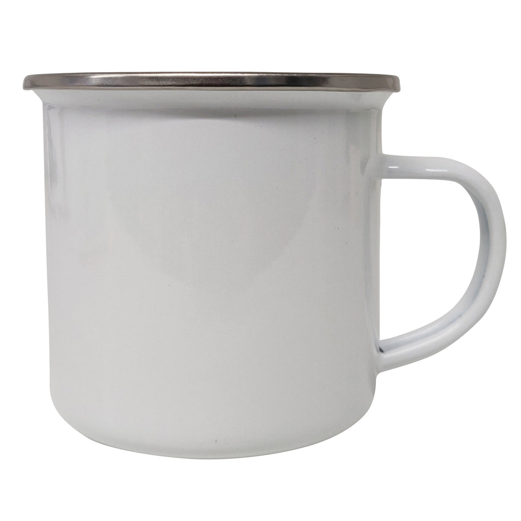 Personalised Photo White Enamel Mug