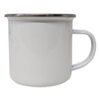 Personalised Photo White Enamel Mug