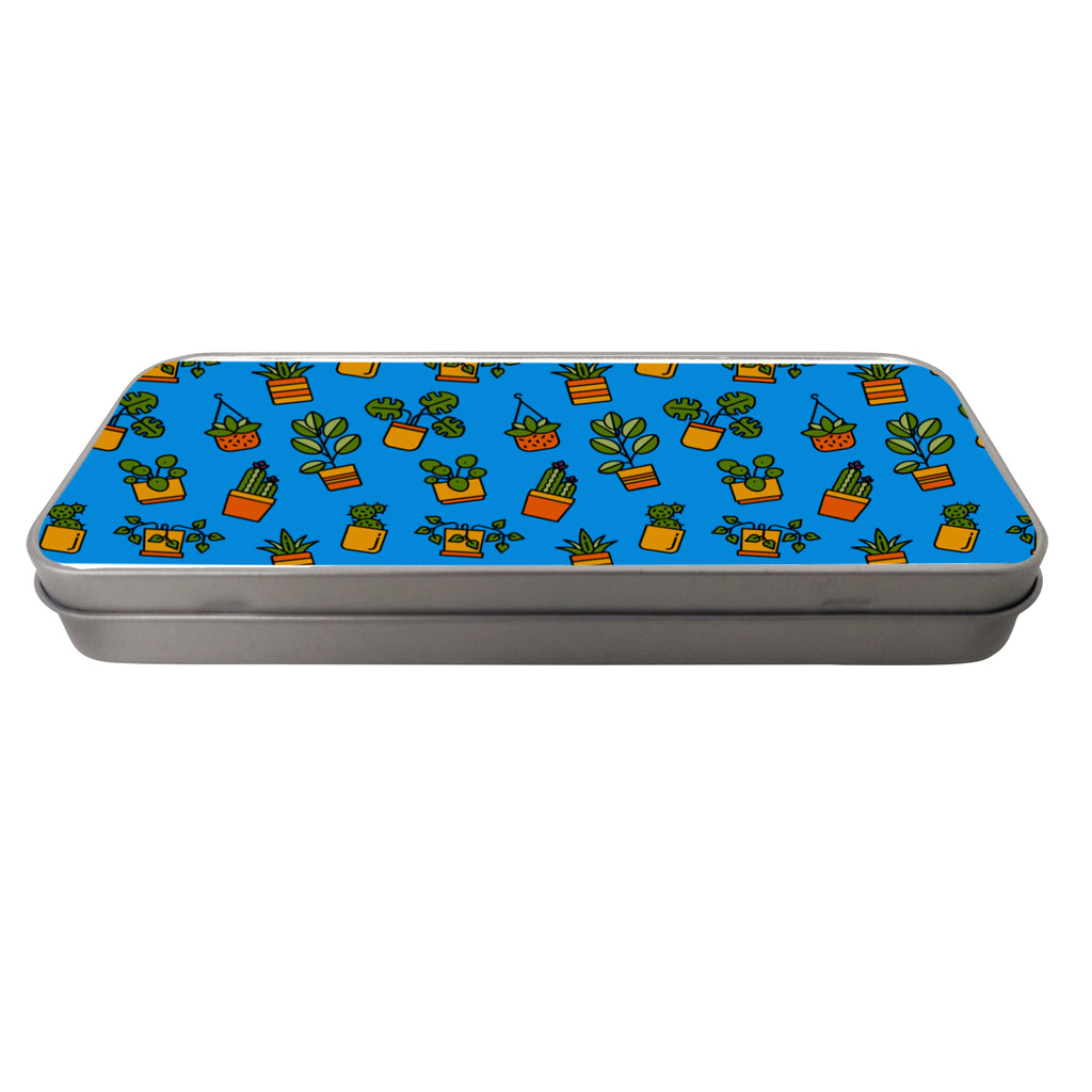 Personalised Photo Silver Stationery Tin