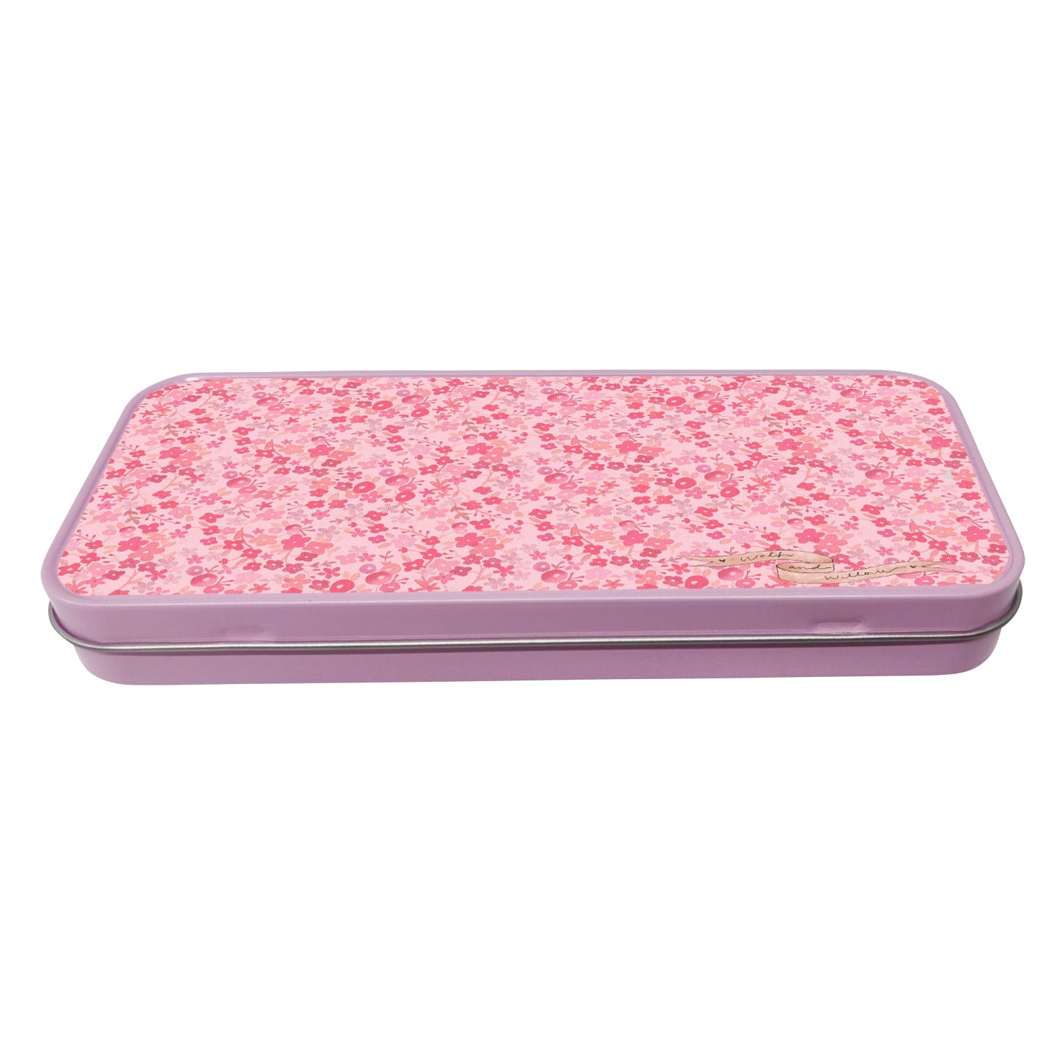 Personalised Photo Pink Stationery Tin
