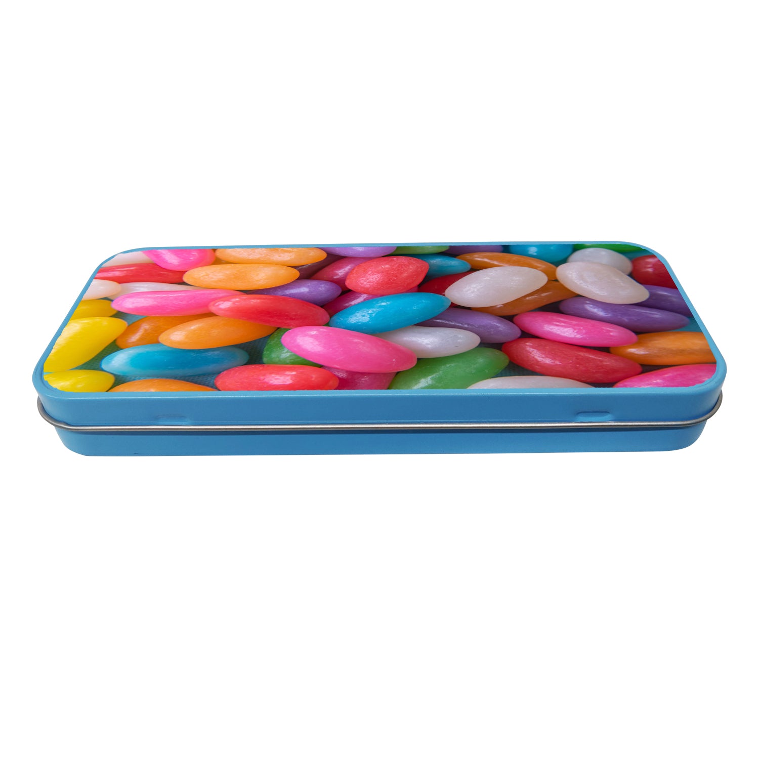 Personalised Photo Blue Stationery Tin