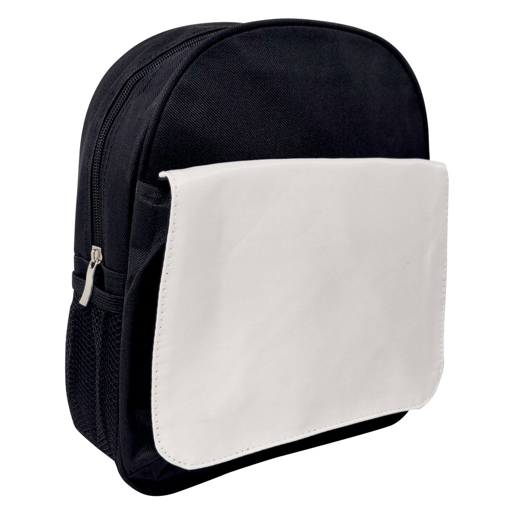 Personalised Photo Black Kids Backpack