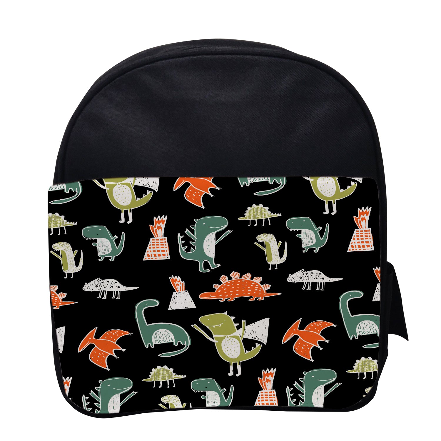Personalised Photo Black Kids Backpack