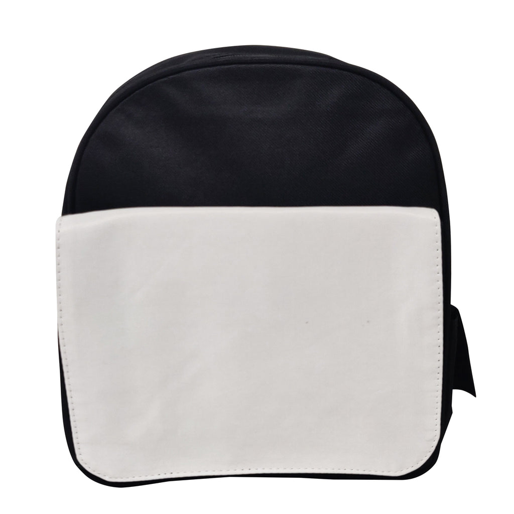 Personalised Photo Black Kids Backpack